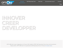 Tablet Screenshot of opti-one.fr